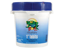 Chlorine Tabs: 1" (5 lbs)